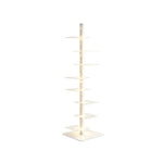 LIVARA 160cm Tree-Style Display Shelf Floor Lamp with Ambient Lighting for Living Room Bedroom - High Configuration White