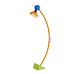 LIVARA Playful Arc Floor Lamp with Geometric Shade for Kids Room Bedroom Reading Area - Multicolour