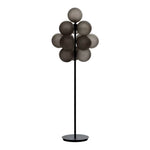 LIVARA Modern Bubble Cluster Floor Lamp with Sculptural Globe Shades for Living Room Bedroom - Grey