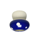 LIVARA Mushroom-Shaped LED Ceiling Light Wood Grain Flush Mount for Kids Room Bedroom & Hallway - Blue