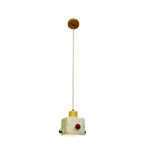 LIVARA Retro Switch-Shaped LED Pendant Light Decorative Hanging Lamp for Bedroom Dining Room & Cafe - Cream