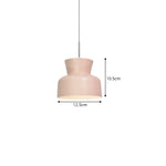 LIVARA Modern Geometric Pendant Light Adjustable Hanging Lamp for Dining Room Bedroom & Cafe - Blush Pink