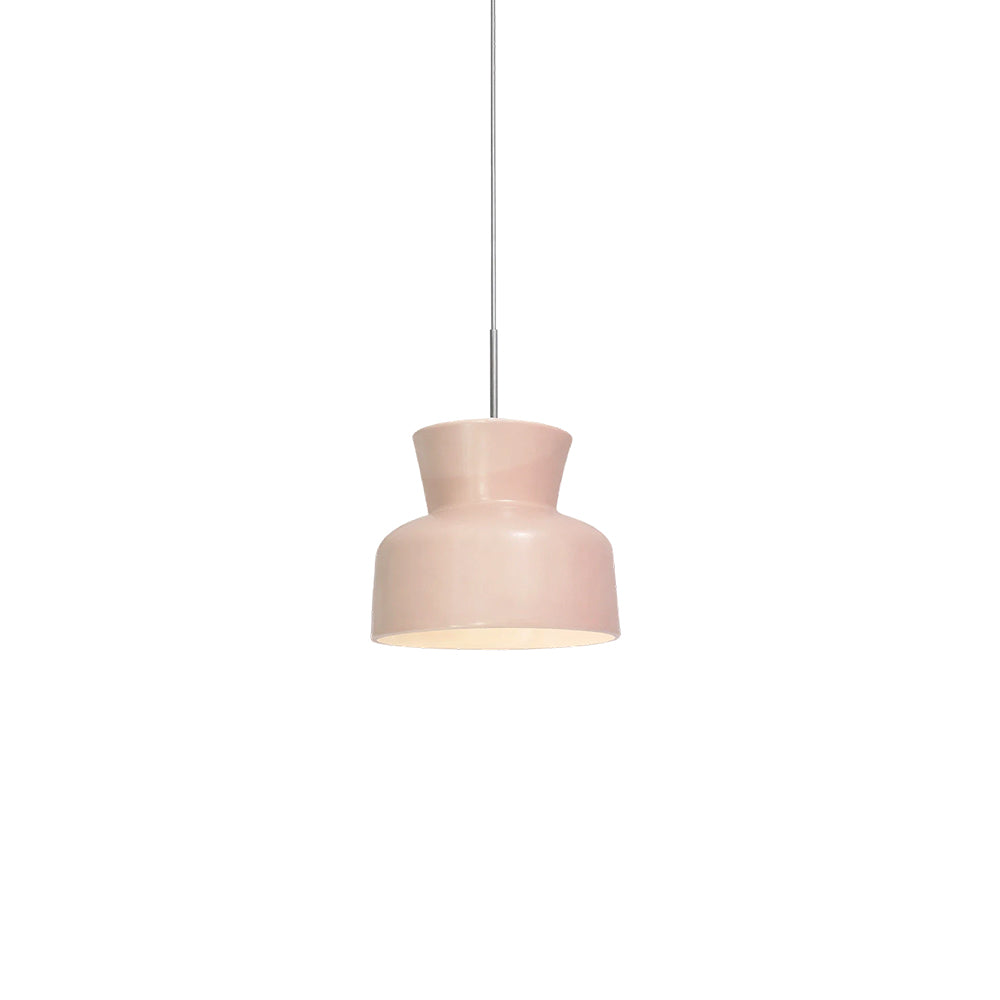 LIVARA Modern Geometric Pendant Light Adjustable Hanging Lamp for Dining Room Bedroom & Cafe - Blush Pink