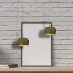 LIVARA LIVARA Irregular Stone-Shaped Pendant Light Rustic Decorative Hanging Lamp for Dining Room Bedroom & Cafe - Natural Brown