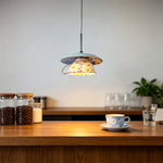 LIVARA Floral Teacup Ceramic Pendant Light Decorative Hanging Lamp for Dining Room Bedroom & Cafe - White & Multicolour