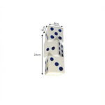 LIVARA Stacked Dice Ceramic LED Ceiling Light Decorative Flush Mount for Kids Room Bedroom & Game Room - White & Blue