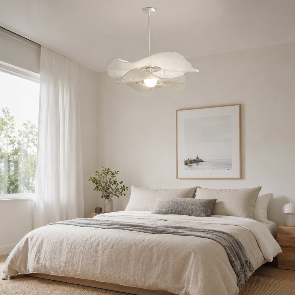 LIVARA 10-Light Bubble Glass Chandelier 65cm Adjustable Ceiling Light with 3-Colour Lighting for Living Room & Bedroom - Champagne（副本）