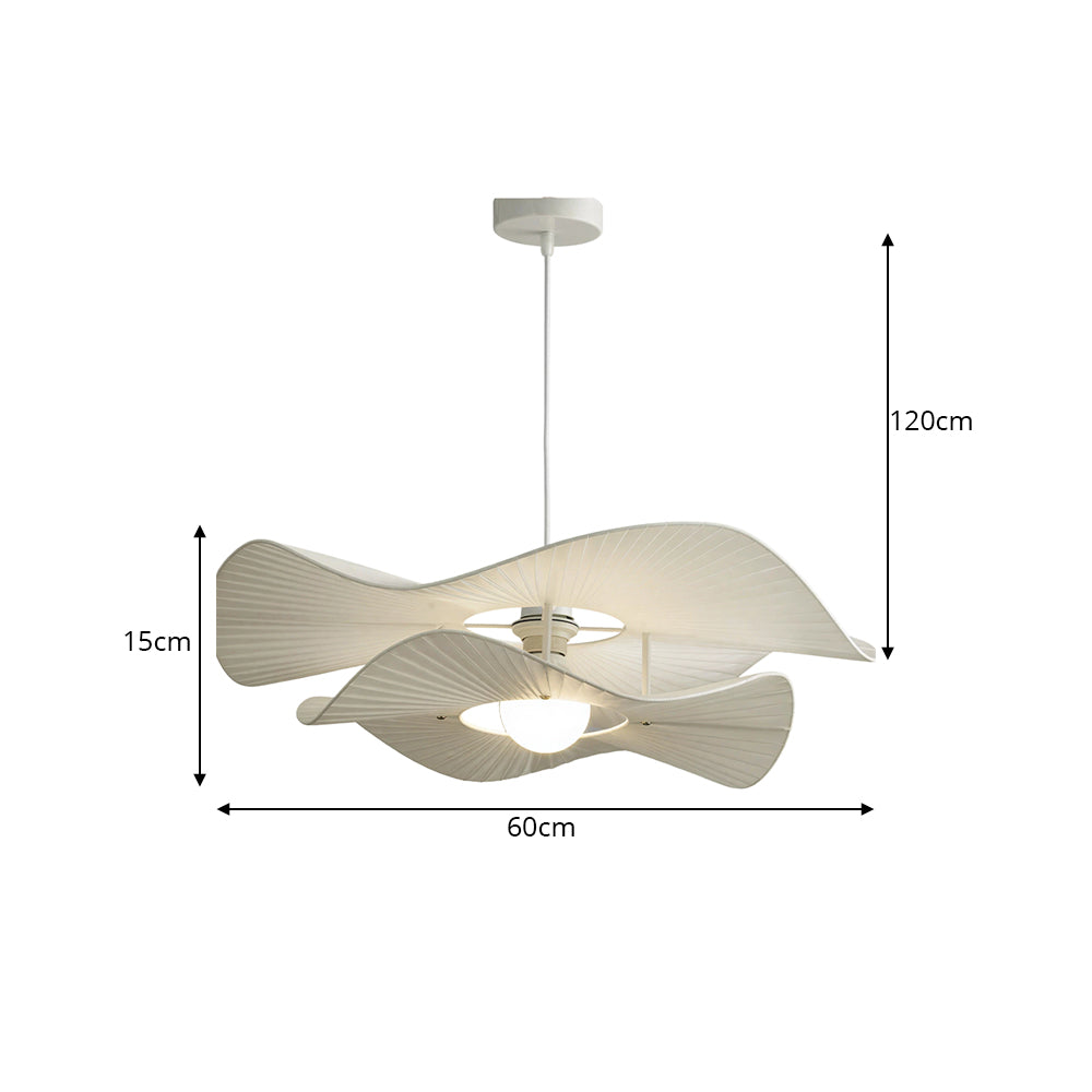 LIVARA 10-Light Bubble Glass Chandelier 65cm Adjustable Ceiling Light with 3-Colour Lighting for Living Room & Bedroom - Champagne（副本）