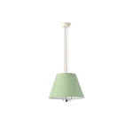 LIVARA Chevron Pattern Pendant Light Conical Hanging Lamp for Dining Room Bedroom & Living Room - Green