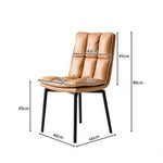 LIVARA Dining Chair - Upholstered Seat with 180-Degree Swivel Return Base, Modern Minimalist Accent Chair for Dining Room & Living Space - Khaki