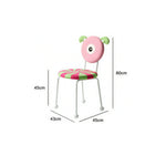 LIVARA Accent Chair - Cute Monster Design with Velvet Upholstery and Metal Frame, Creative Makeup Chair for Bedroom & Living Space - Pink & Green