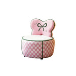 LIVARA Lounge Chair - Butterfly Backrest with Soft Velvet Upholstery and Solid Wood Frame, Cute Accent Chair for Living Room & Bedroom - Pink