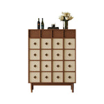 LIVARA 90cm 5-Drawer Storage Cabinet - FAS Red Oak Veneer with Multi-Drawer Design for Living Room & Bedroom - Walnut