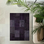 LIVARA 160/200cm Elegant Vintage Loop-Pile Rug Waterproof Stain-Resistant Anti-Static Soft & Durable - Purple