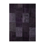 LIVARA 160/200cm Elegant Vintage Loop-Pile Rug Waterproof Stain-Resistant Anti-Static Soft & Durable - Purple