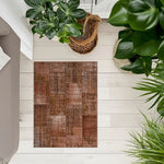 LIVARA 160/200cm Elegant Vintage Loop-Pile Rug Waterproof Stain-Resistant Anti-Static Soft & Durable - Brick Red