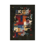 LIVARA 160/200cm Loop-Pile Rug - Upgraded Non-Slip Eco Cotton-Latex Backing - Waterproof Stain-Resistant Soft & Durable - Black