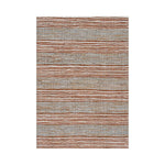 LIVARA 160/200cm Stripe-Texture Loop-Pile Rug Soft & Durable Easy to Clean Non-Slip Eco Cotton-Latex Backing - Terra Grey Mix