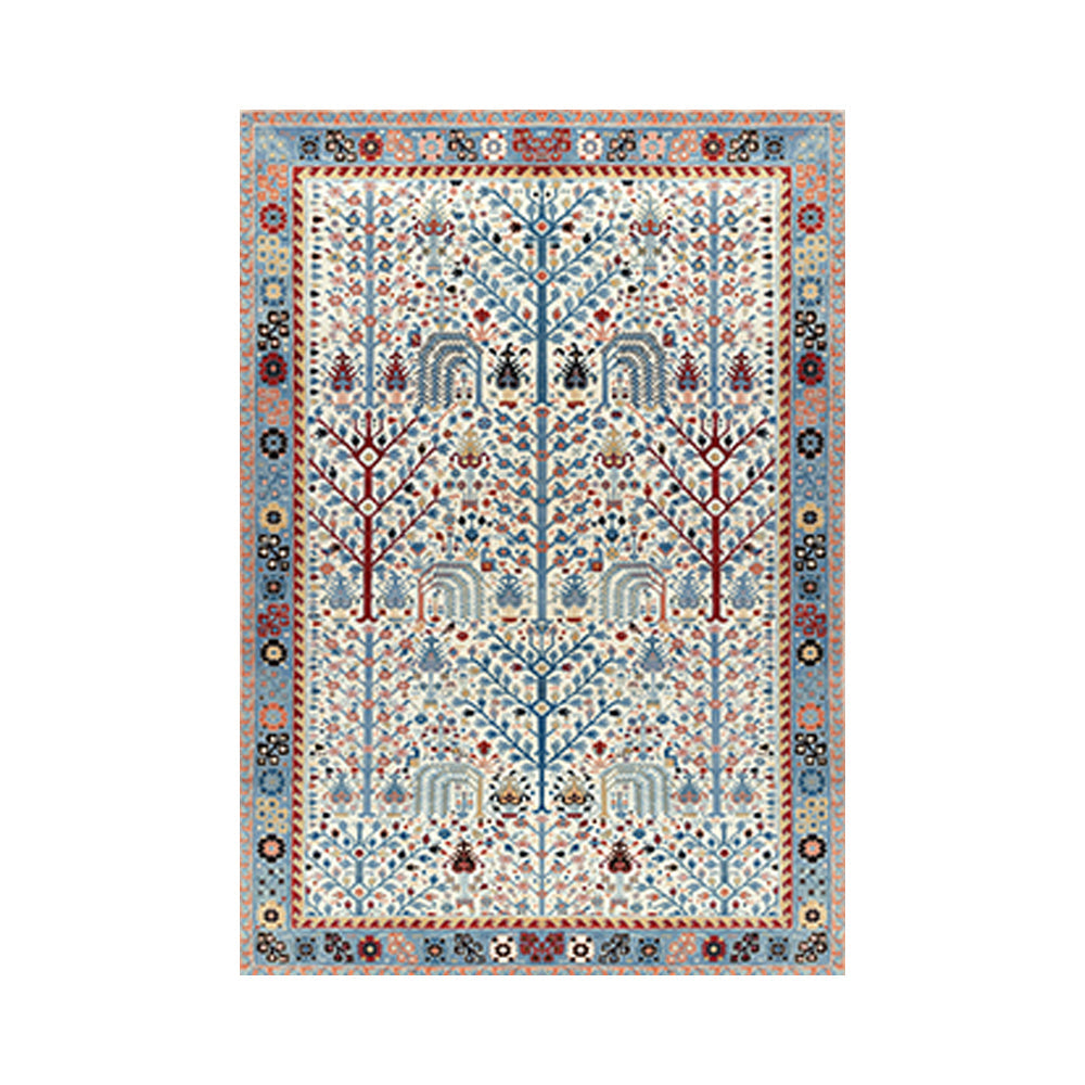 LIVARA 160/200cm Persian Gabbeh Pattern Loop-Pile Rug - Non-Slip Eco Cotton-Latex Backing - Waterproof Soft & Durable Stain-Resistant