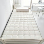 LIVARA Latex Support, Thick, Resilient Cotton 120/150/180cm Breathable 5.5cm - Memory Silk, - Foam Cover, Base Mattress Antibacterial Milk Non-Slip White