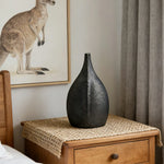LIVARA Ceramic Decorative Ornament Artistic Display Small-Neck Bottle Form Matte Ceramic Handcrafted Stone-Texture Design