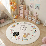 LIVARA Kids Plush Play Mat with Non-Slip Base, High-Density Soft Surface, Durable, Cozy and Floor-Protective -Little Moments Theme