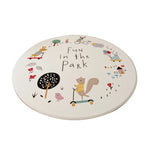 LIVARA Kids Plush Play Mat with Non-Slip Base, High-Density Soft Surface, Durable, Cozy and Floor-Protective -Little Moments Theme