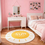LIVARA Kids Plush Play Mat with Non-Slip Design, High-Density Soft Padding, Durable and Cozy Floor Protection -Sunshine Theme