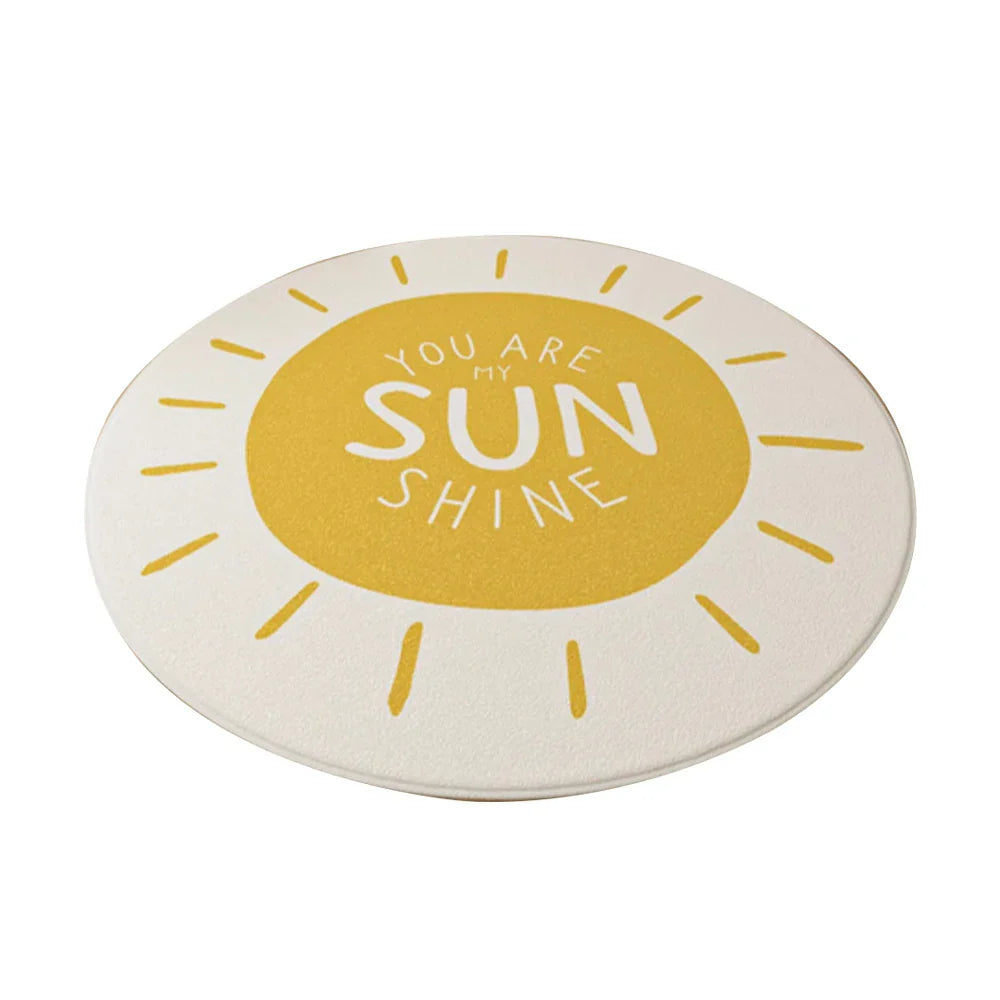LIVARA Kids Plush Play Mat with Non-Slip Design, High-Density Soft Padding, Durable and Cozy Floor Protection -Sunshine Theme