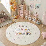 LIVARA Kids Plush Play Mat featuring Non-Slip Base, High-Density Soft Padding, Cozy Comfort and Floor Protection -Rainbow Theme