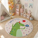 LIVARA Kids Plush Play Mat designed with Non-Slip Base, High-Density Soft Padding, Cozy Comfort and Floor Protection -Little Dinosaur Theme