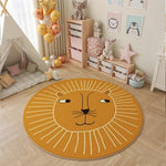LIVARA Kids Plush Play Mat with Non-Slip Base, High-Density Soft Cushioning, Cozy and Floor-Safe -Little Lion Theme