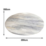 LIVARA Premium High-Density Short Pile Rug 200cm Soft Durable Woven Fabric Low Shedding Easy Care for Indoor Use