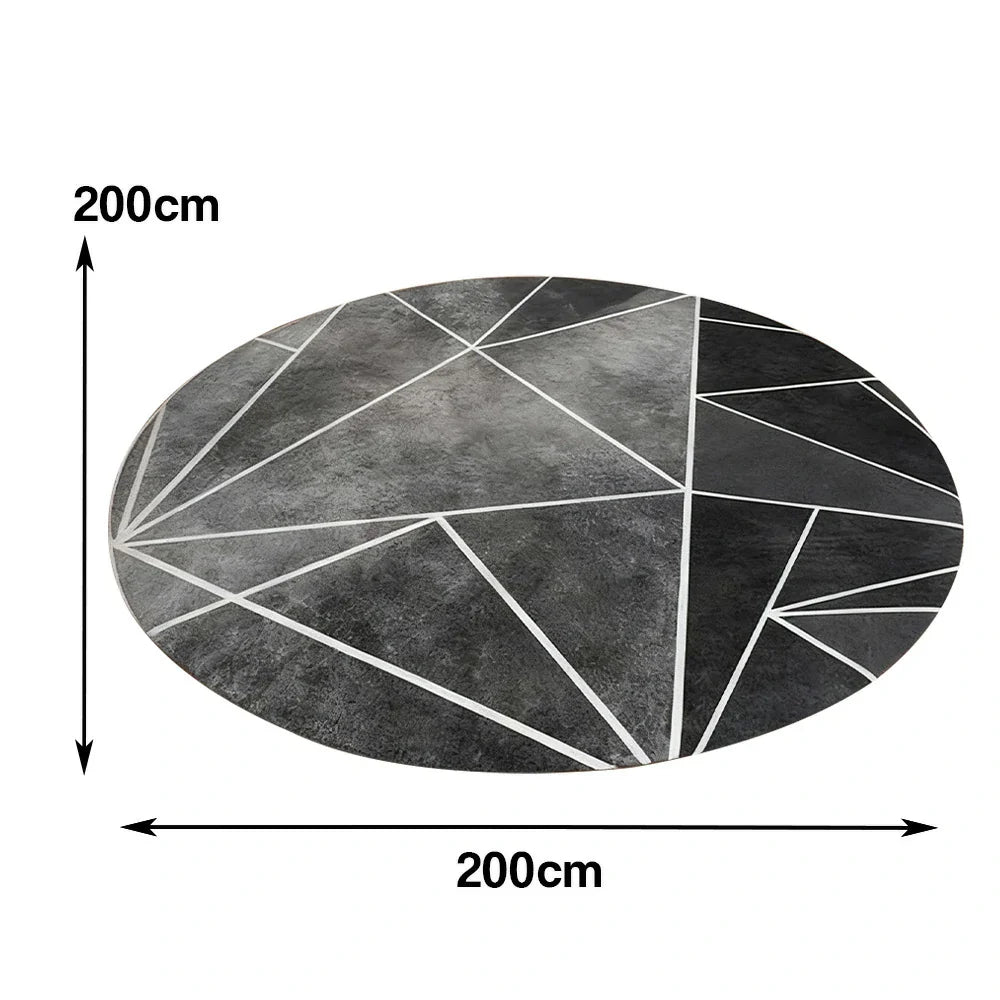 LIVARA Premium High-Density Short Pile Rug 200cm Soft Durable Woven Fabric Low Shedding Easy Care for Indoor Use