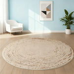 LIVARA 200cm Floor Rug in Cloud Shadow Time Theme -Water and Stain Resistant, High-Density Woven Yarn, Non-Slip Cushioned Backing, Easy Care