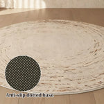 LIVARA 200cm Floor Rug in Cloud Shadow Time Theme -Water and Stain Resistant, High-Density Woven Yarn, Non-Slip Cushioned Backing, Easy Care