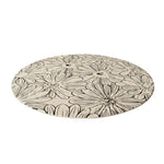 LIVARA 200cm Floor Rug in Floral Ink Poetry Theme -Water-Resistant Soft Surface, High-Density Woven Construction, Anti-Slip Backing, Easy Care