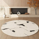 LIVARA 200cm Floor Rug in Ink Trace Geometry Theme -Water-Resistant Soft Surface, High-Density Woven Build, Non-Slip Backing, Easy Care