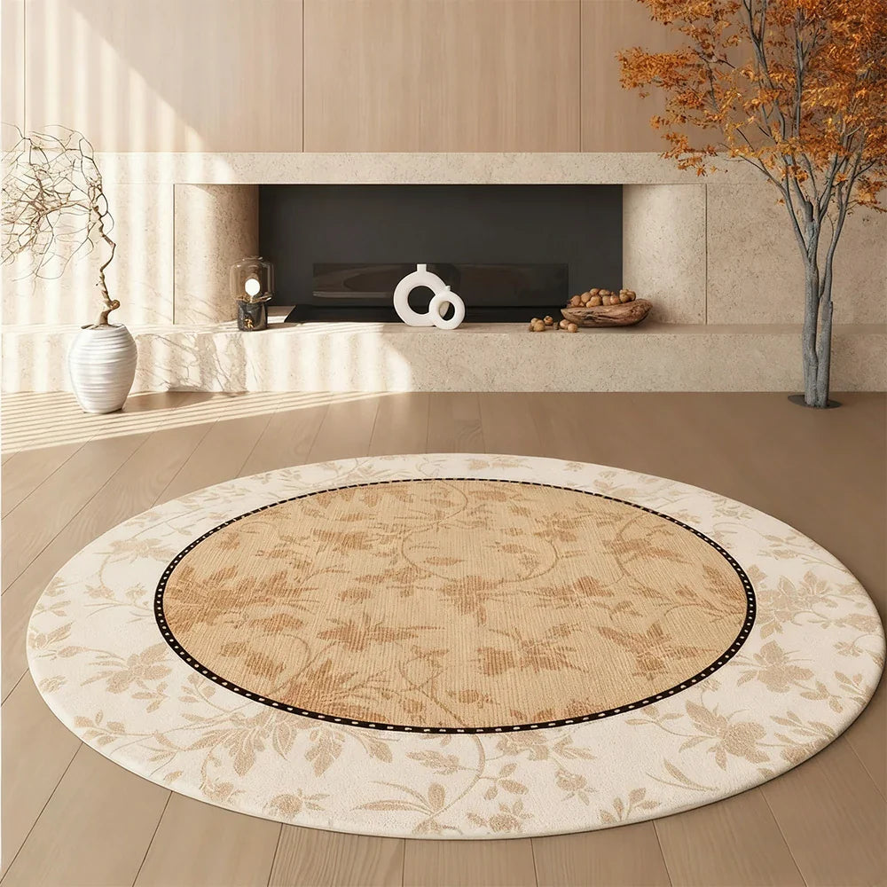 LIVARA 200cm Floor Rug in Serene Floral Garden Theme -Water-Resistant Soft Surface, High-Density Woven Fabric, Non-Slip Backing, Easy Maintenance