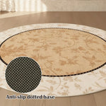 LIVARA 200cm Floor Rug in Serene Floral Garden Theme -Water-Resistant Soft Surface, High-Density Woven Fabric, Non-Slip Backing, Easy Maintenance