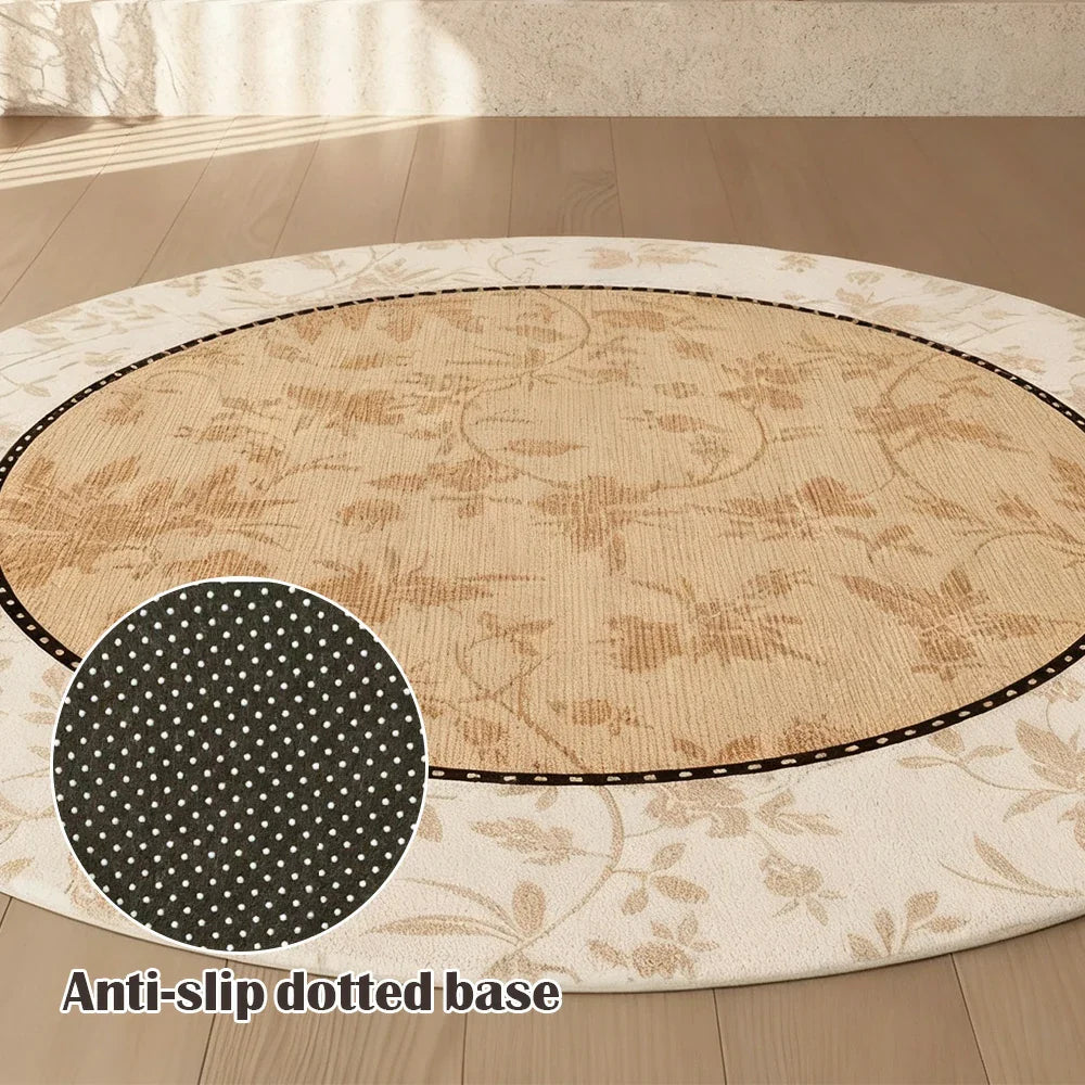 LIVARA 200cm Floor Rug in Serene Floral Garden Theme -Water-Resistant Soft Surface, High-Density Woven Fabric, Non-Slip Backing, Easy Maintenance