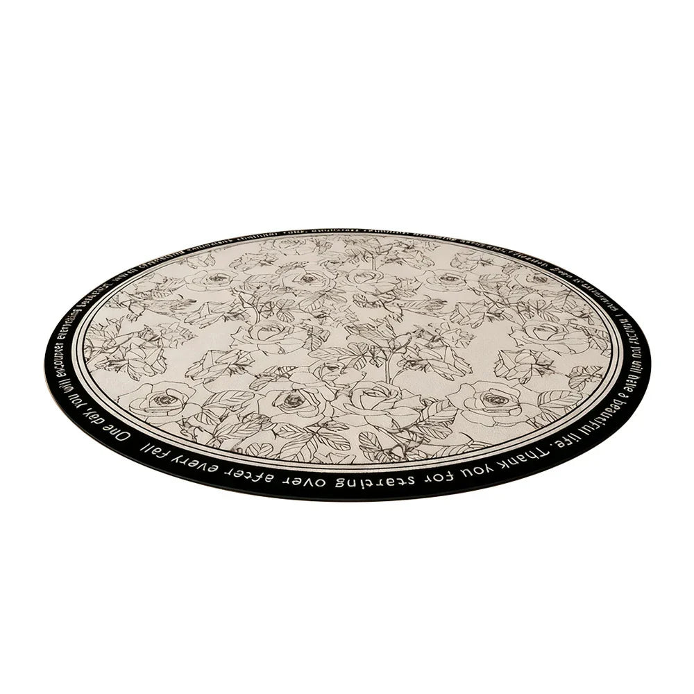 LIVARA 200cm Floor Rug in Vintage Floral Garden Theme -Premium Woven Yarn, Soft and Comfortable Feel, Stain Protection, Quiet Anti-Slip Base