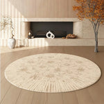 LIVARA 200cm Floor Rug in Light Trace Floral Shadow Theme -Water-Resistant Soft Surface, High-Density Woven Construction, Anti-Slip Backing, Easy Care