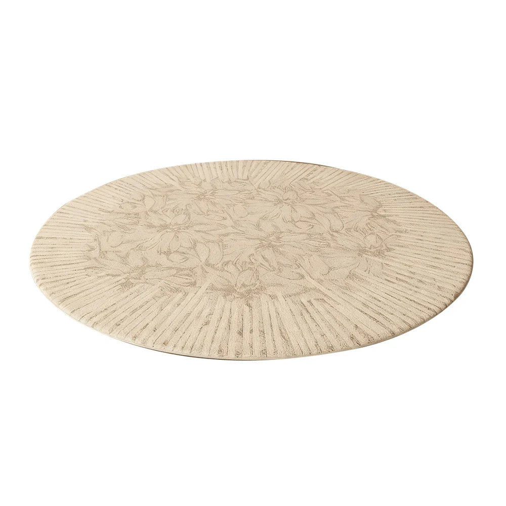 LIVARA 200cm Floor Rug in Light Trace Floral Shadow Theme -Premium Woven Yarn, Comfortable Underfoot Feel, Stain Protection, Quiet Non-Slip Base