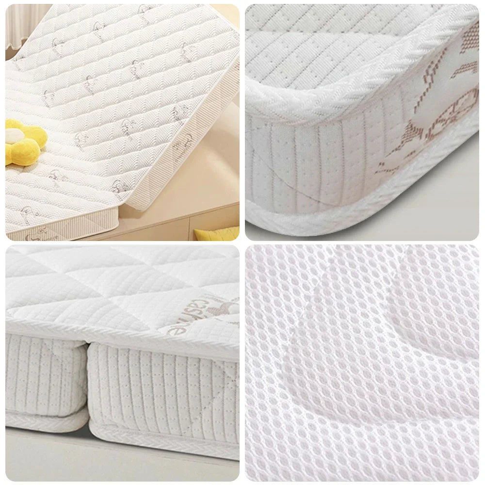 LIVARA 10cm Single Bunk Supportive Mattress Breathable, Foldable Coconut Latex Fiber Perfect for - or Beds