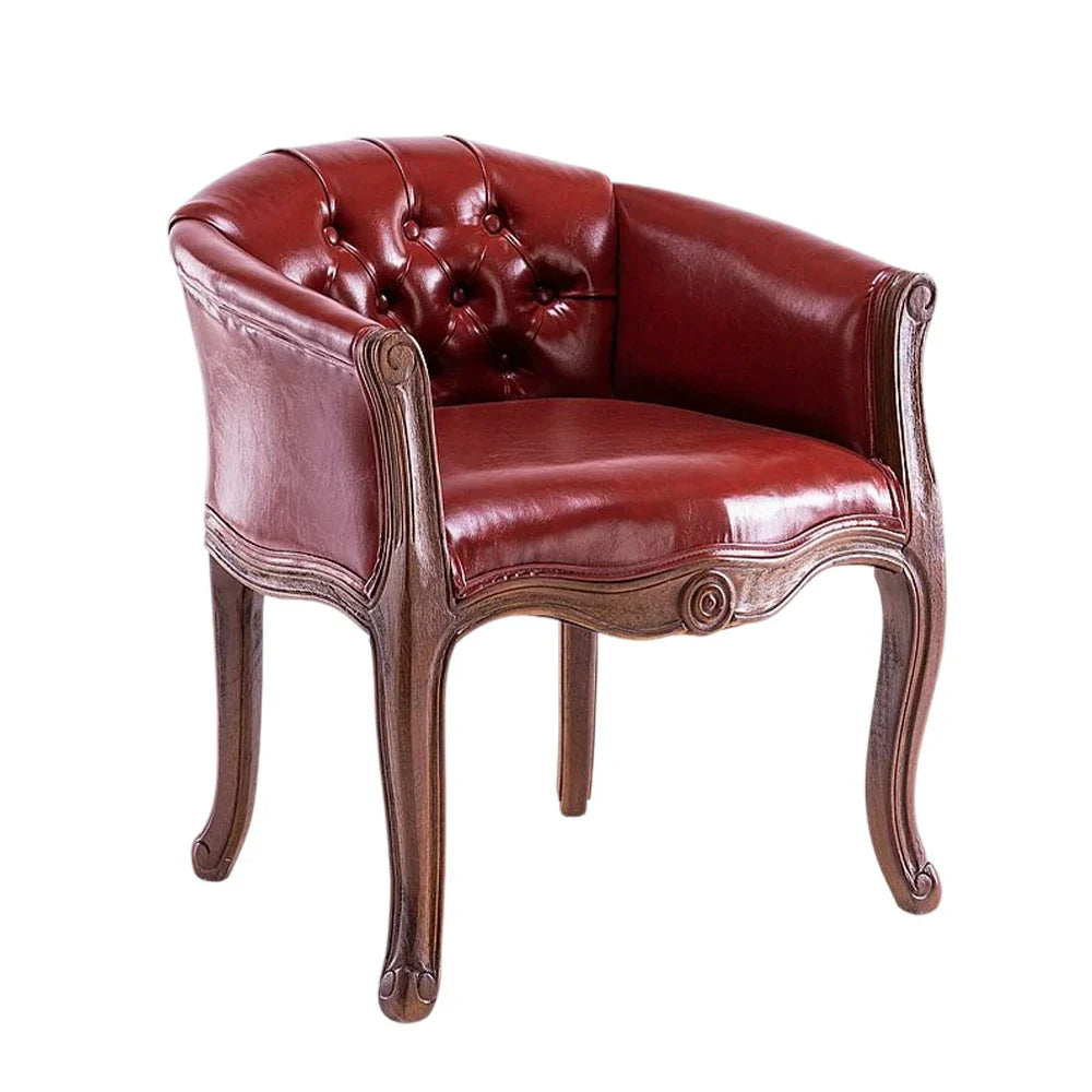 LIVARA Color Patchwork Vintage Accent Armchair Single Colorful Chair Patchwork Sofa Upholstery Elegant Wood Backrest Fabric Frame Living Solid Tufted Room Mahogany