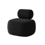 LIVARA 90/120/180cm Design, High-Density Sponge, Sofa Comfort - Ergonomic Soft Velvet Upholstered, Curved Touch, Durable Black