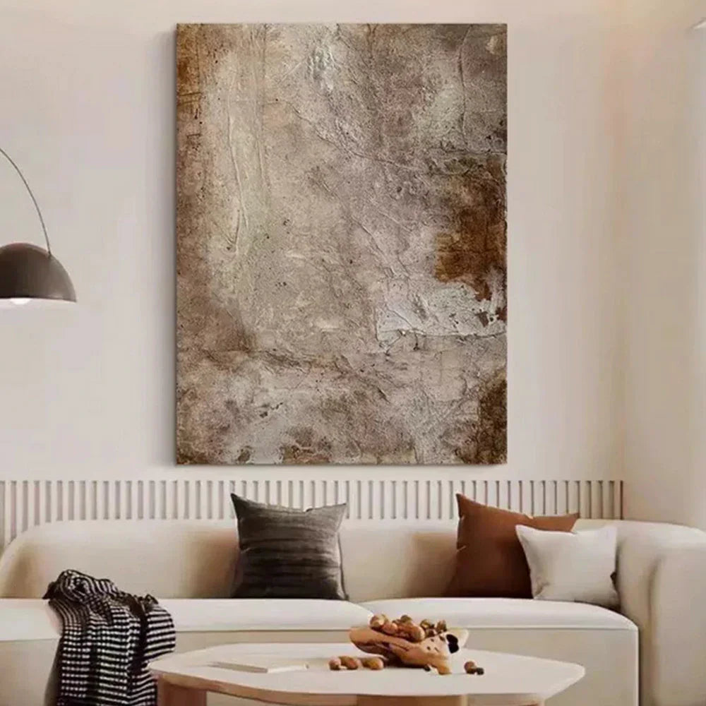 LIVARA 60/80/120cm Hand-Painted Oil Painting - Abstract Wall Art Crafted with Layered Texture for Modern Home Aesthetics