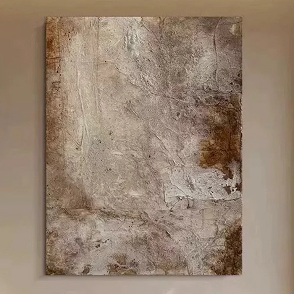 LIVARA 60/80/120cm Hand-Painted Oil Painting - Abstract Wall Art Crafted with Layered Texture for Modern Home Aesthetics