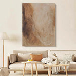 LIVARA 60/80/120cm Hand-Painted Oil Painting - Neutral Palette and Gentle Brushwork Enhance Calm and Stylish Interiors